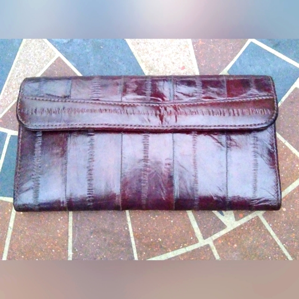Eel Vintage Genuine Eel SkinWallet